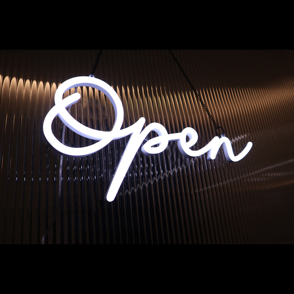 led open neon sign for business