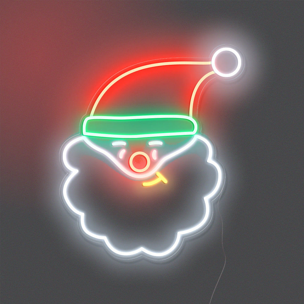 Neon Santa Claus