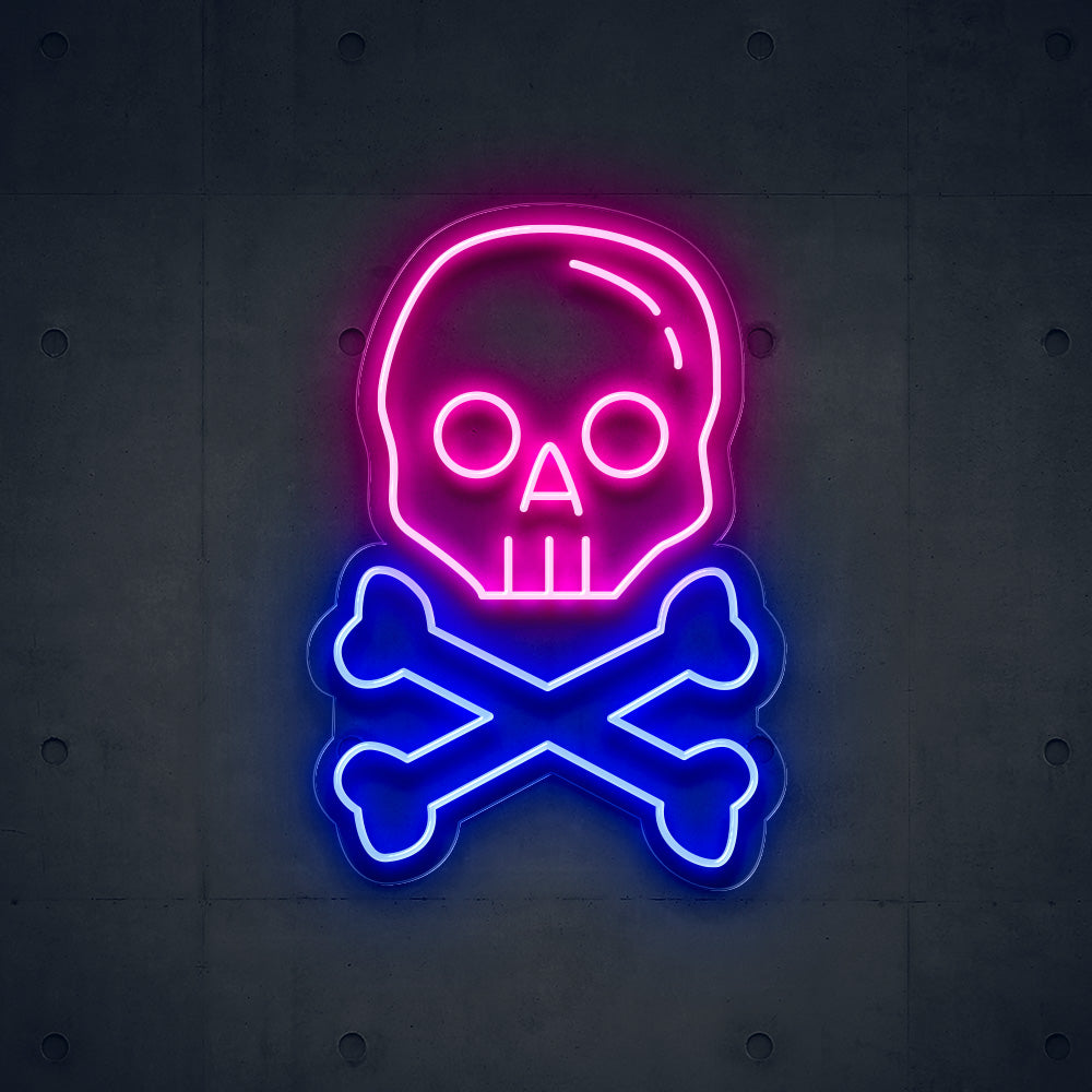 Skull Decor Neon Sign