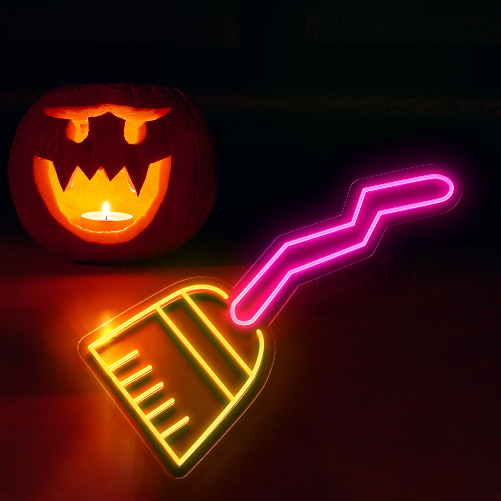 Neon Halloween Sign