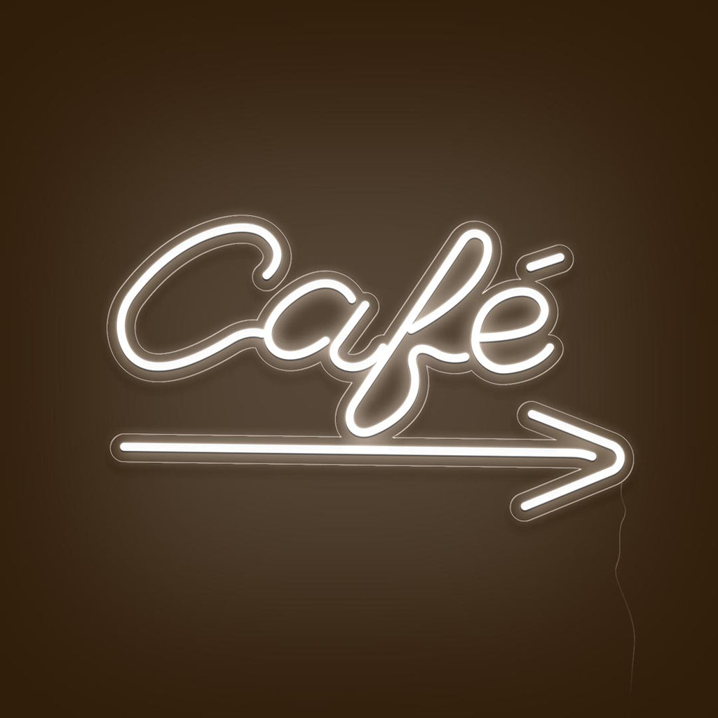 cafe led neon sign