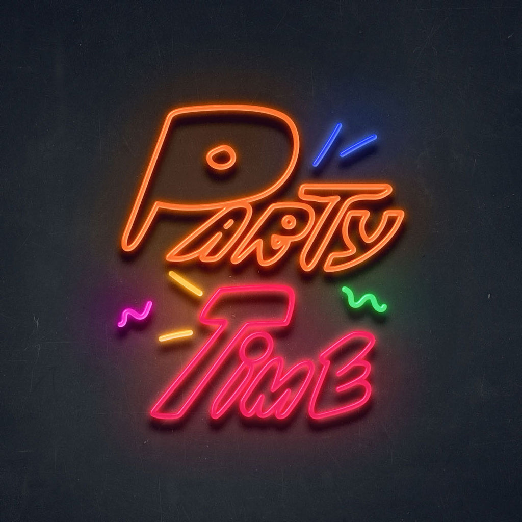 party time led neon sign
