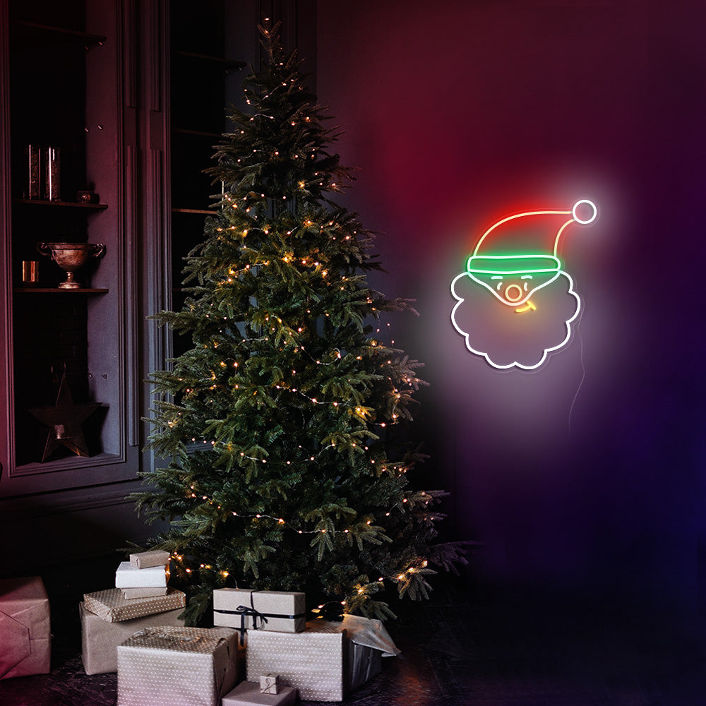 Neon Santa Claus