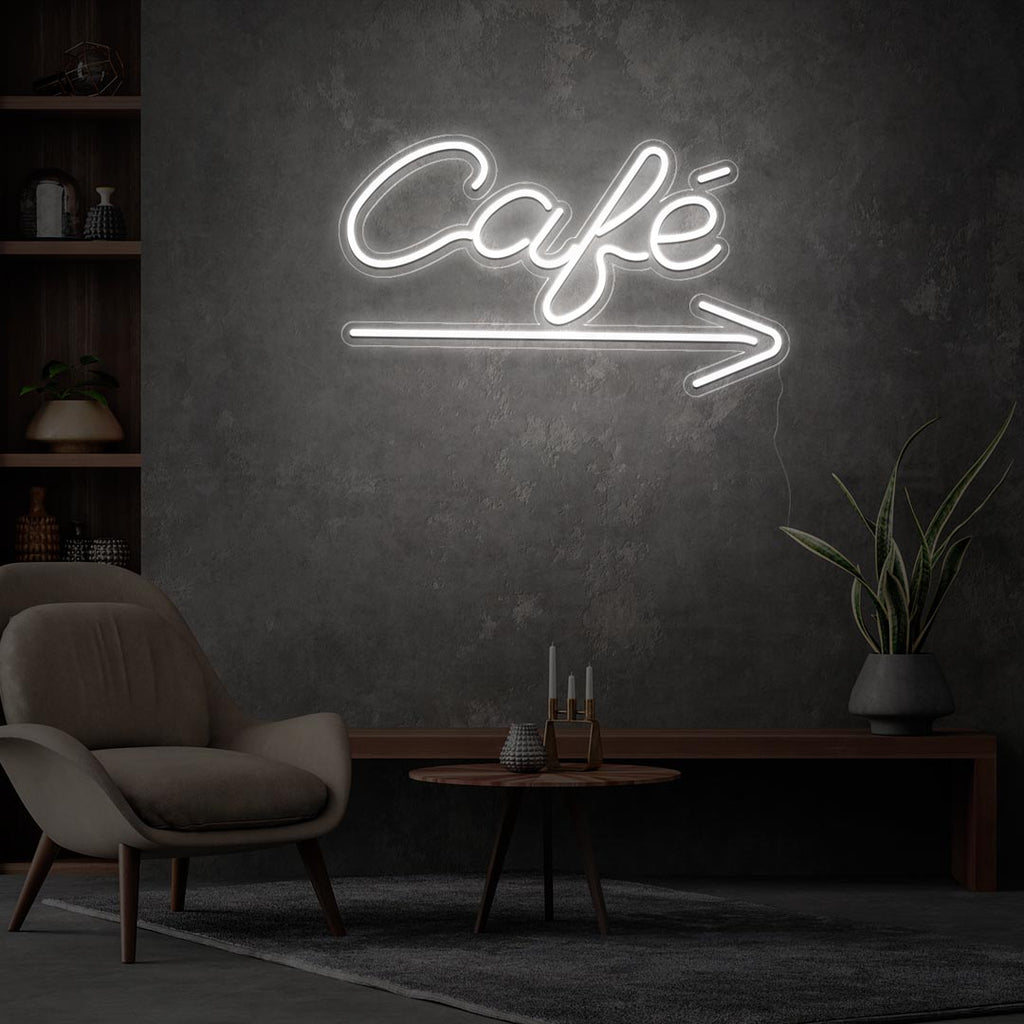 cafe led neon sign