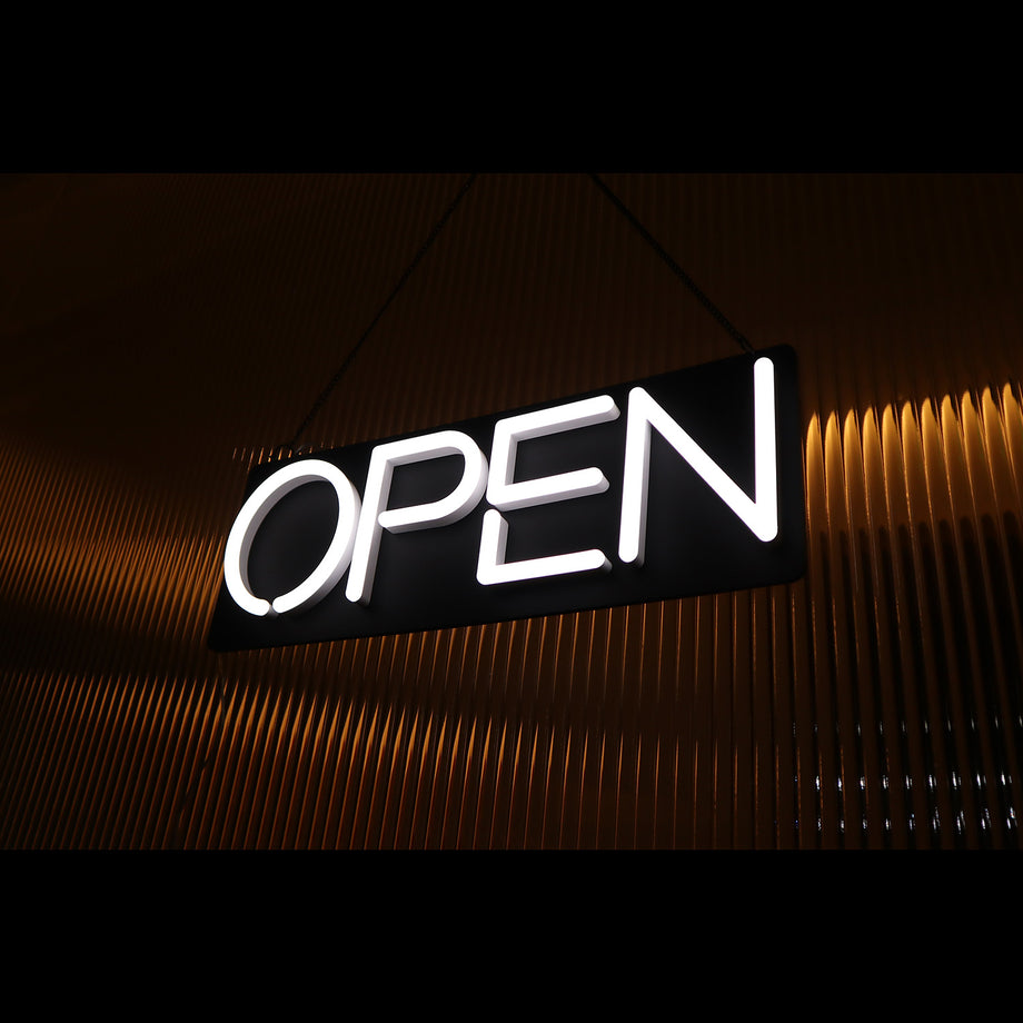 Open signs clearance for business