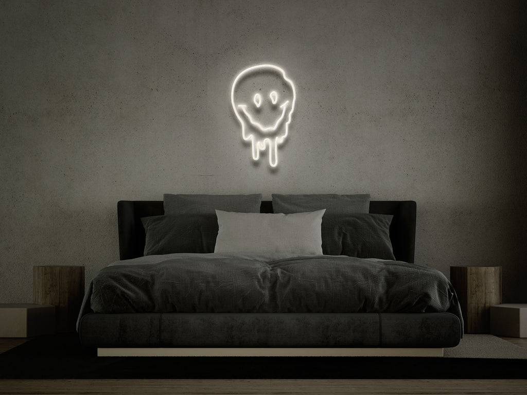 lost memory neon sign white