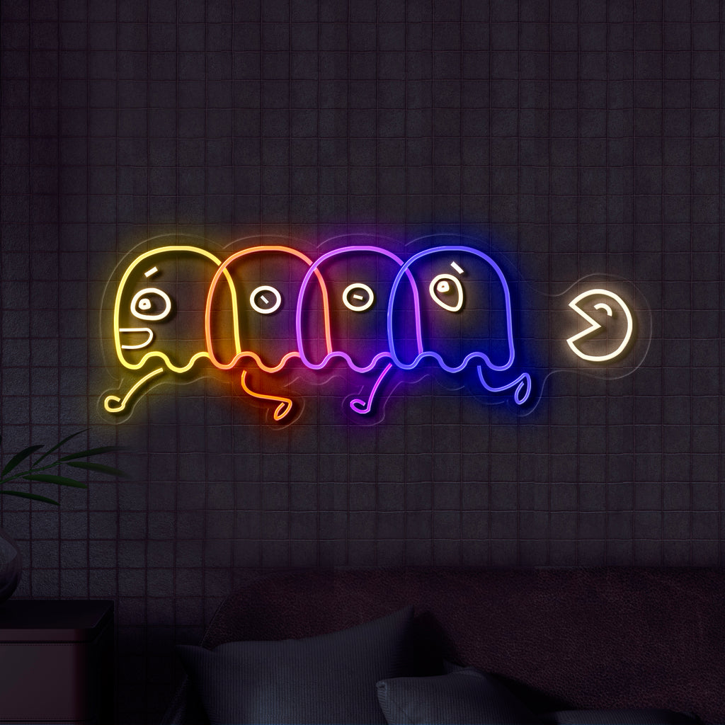 Pac Man Neon Sign