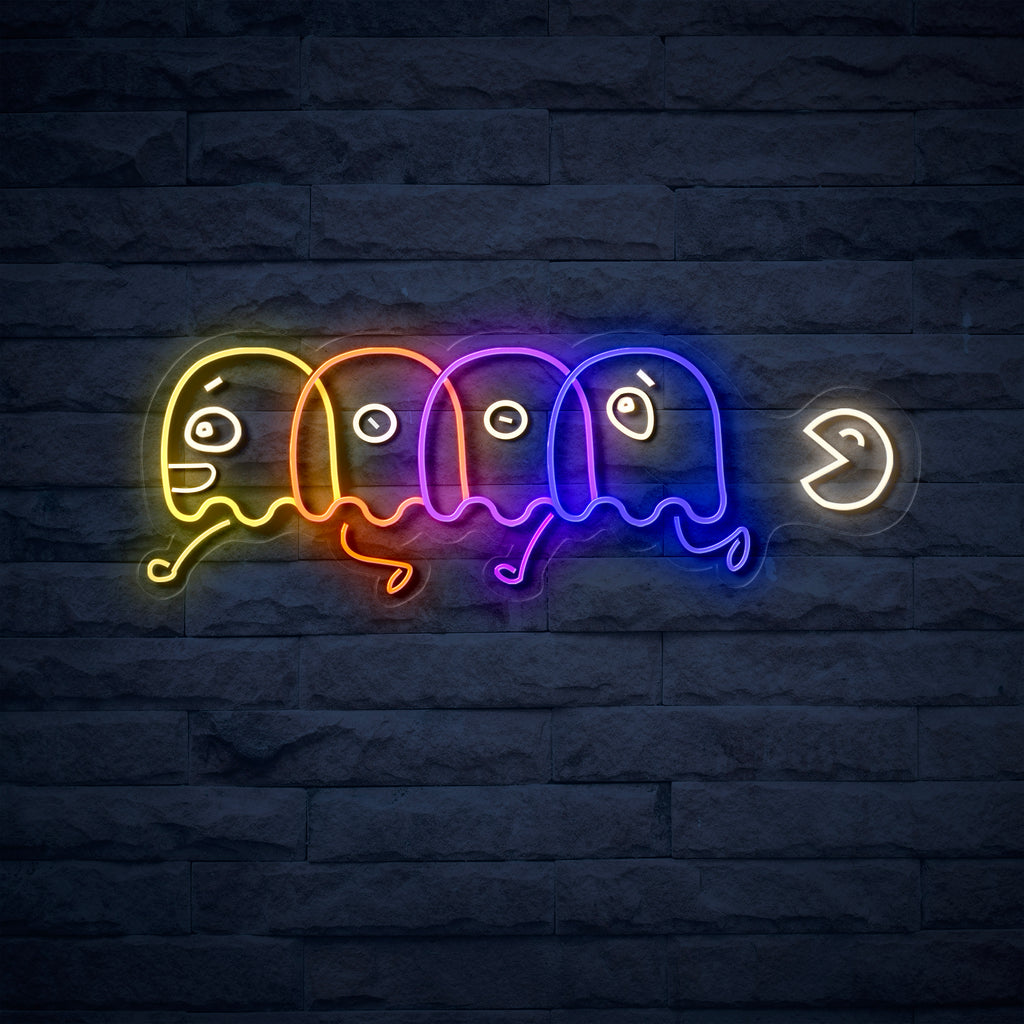 Pac Man Neon Sign